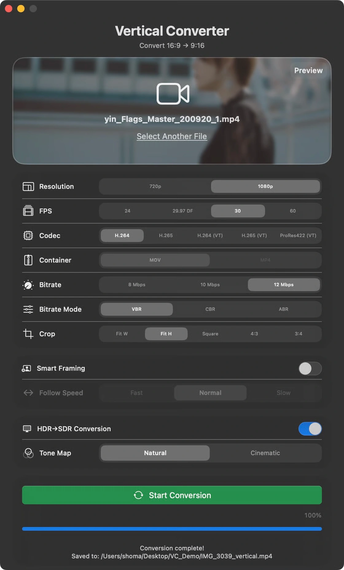 Vertical Converter screenshot 2