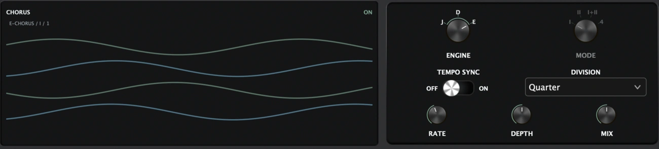 ATROPA FX Chorus interface