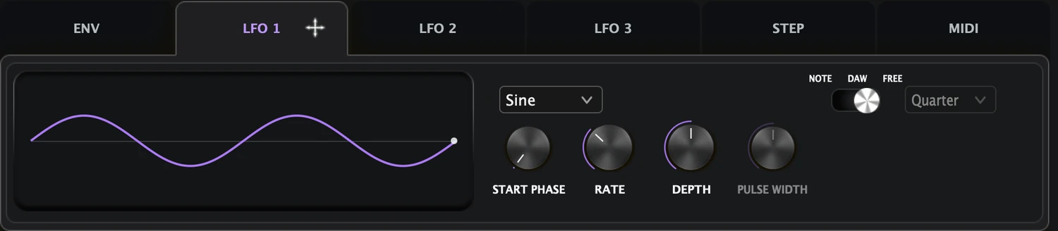 ATROPA LFO controls
