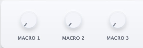 Macro ノブ UI